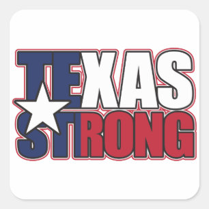 Sticker Carré Texas-Strong
