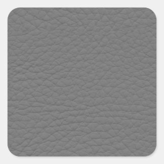 Sticker Carré Texture en cuir gris