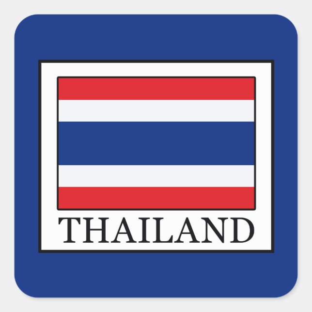 Sticker Carré Thaïlande (Devant)