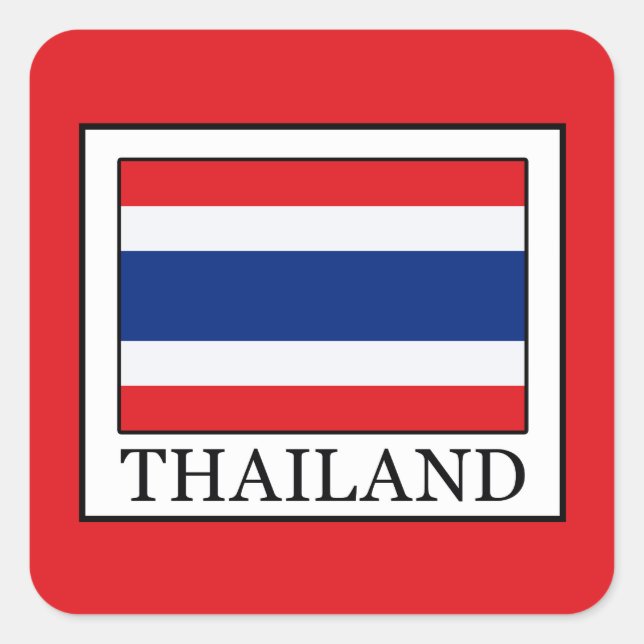 Sticker Carré Thaïlande (Devant)