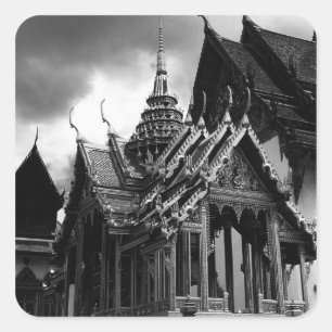 Sticker Carré Thaïlande vintage Bangkok le groupe Dusit