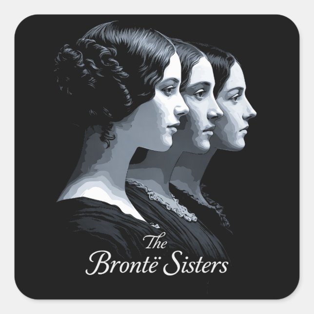 Sticker Carré The Brontë Sisters (Devant)