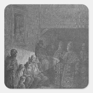 Sticker Carré The Bull's-Eye, de Londres, un pèlerinage