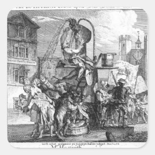 Sticker Carré The Butifyer, A Touch on The Times, 1762