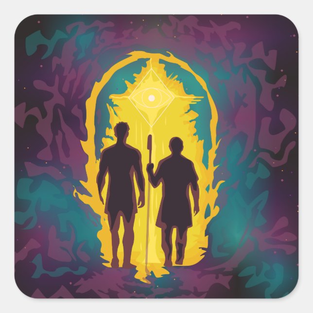 Sticker Carré The Call of the Arcane Path (Devant)