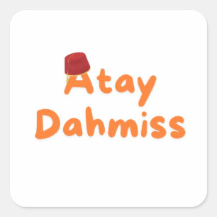 Sticker Carré Thé Dahmiss