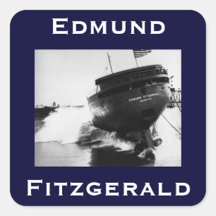 Sticker Carré The Edmund Fitzgerald