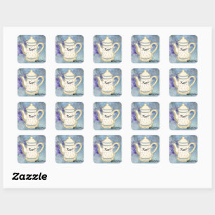 Sticker Carré Thé? #FROMily De Fandom Liu Diner Design