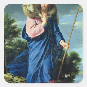 Sticker Carré The Good Shepherd, c.1650-60