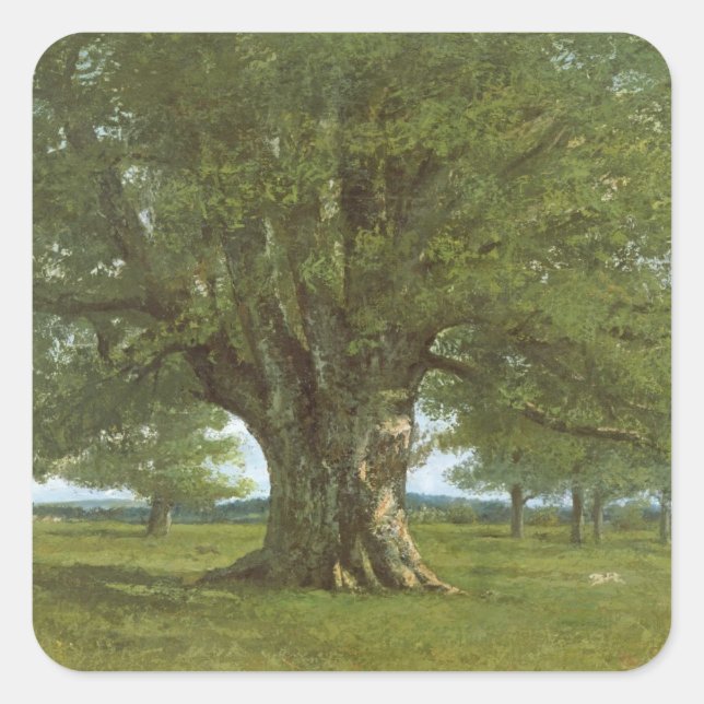 Sticker Carré The Oak of Flagey, called Vercingetorix (Devant)