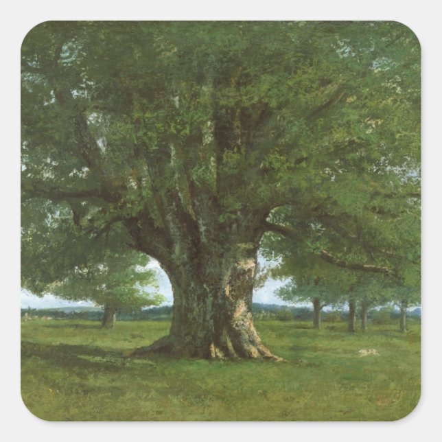 Sticker Carré The Oak of Flagey, called Vercingetorix (Devant)