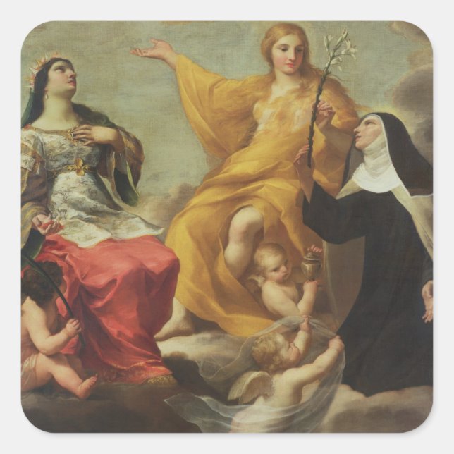 Sticker Carré The Three Marys, 1633 (Devant)