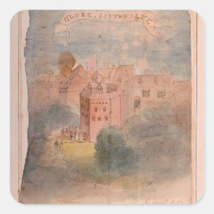 Sticker Carré Théâtre du Globe, Southwark