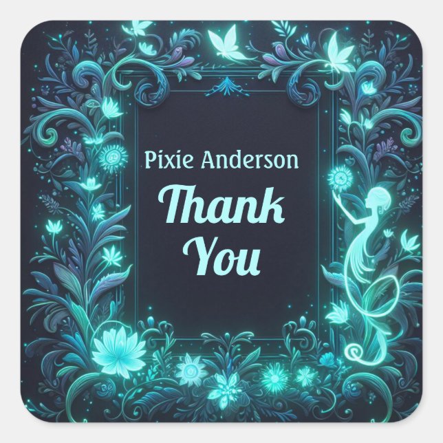 Sticker Carré Thème Fairy Fairy Party - Fairytale After Dark (Devant)