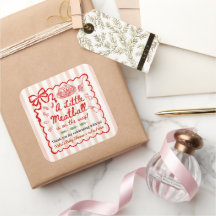 Thème Italien Baby Shower Ruban Rouge