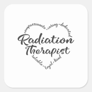 Sticker Carré Thérapie radiologique