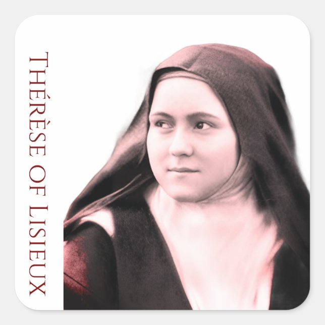 Sticker Carré Thérèse de Lisieux (c. 1890) (Devant)