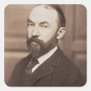 Sticker Carré Thomas Hardy (1840-1928) (photo sépia)