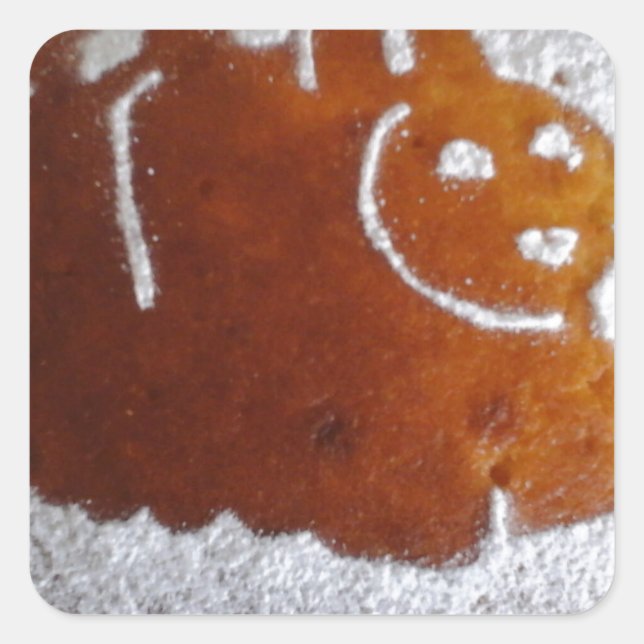 Sticker Carré Thomas Train (Devant)