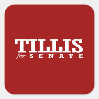 STICKER CARRÉ TILLIS POUR LE SÉNAT 2014