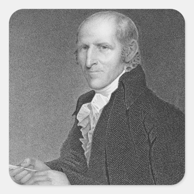 Sticker Carré Timothy Pickering (1745-1829) gravée par Thomas B (Devant)
