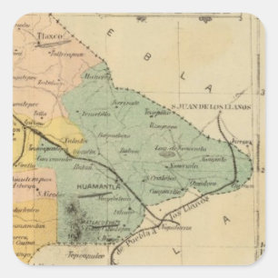 Sticker Carré Tlaxcala, Mexique