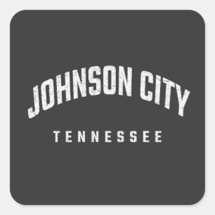 Sticker Carré TN Johnson City Tennessee