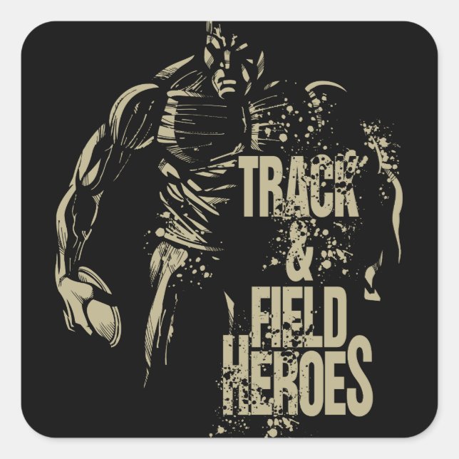 Sticker Carré tnf heroes discus (Devant)