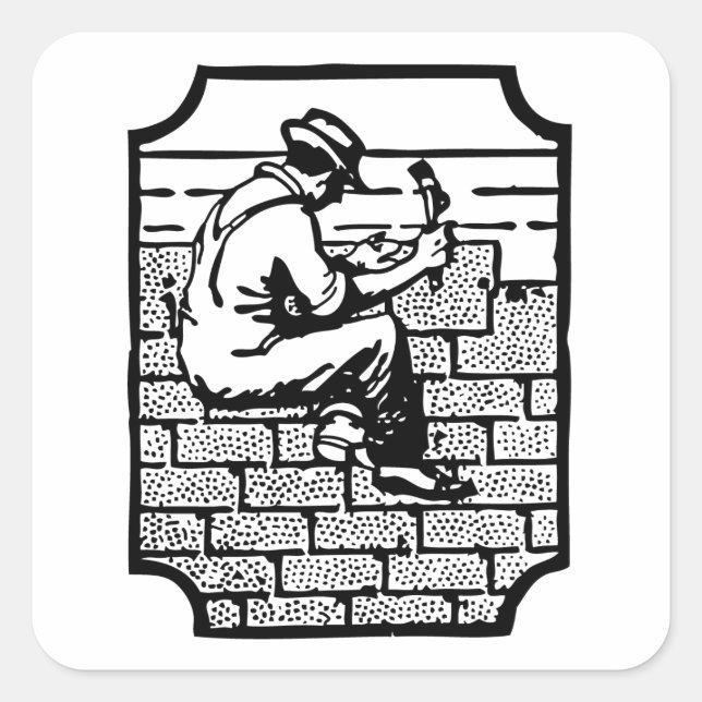 Sticker Carré Toit (Devant)