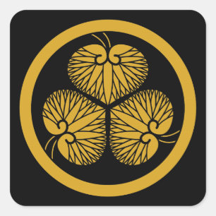 Sticker Carré Tokugawa hollyhock 1(premier,2ème,3ème)33