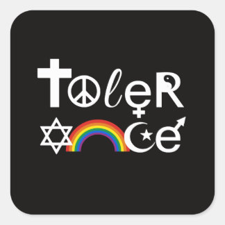 STICKER CARRÉ TOLÉRANCE