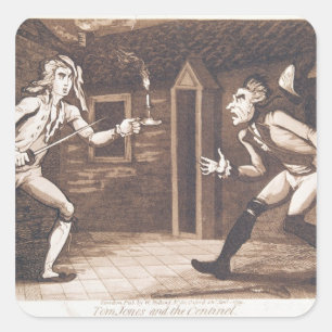 Sticker Carré Tom Jones et le Centinel, 1799