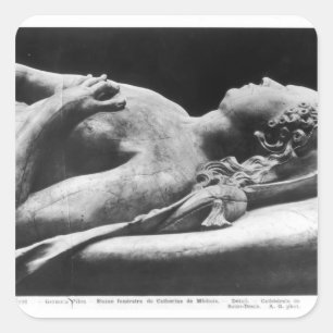Sticker Carré Tombe de Catherine de Medici et de Henri II
