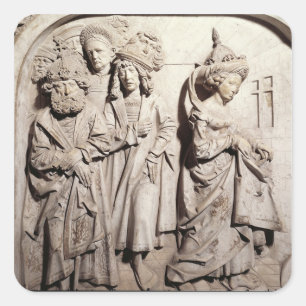 Sticker Carré Tombe de Henri II et son épouse Kunigunde