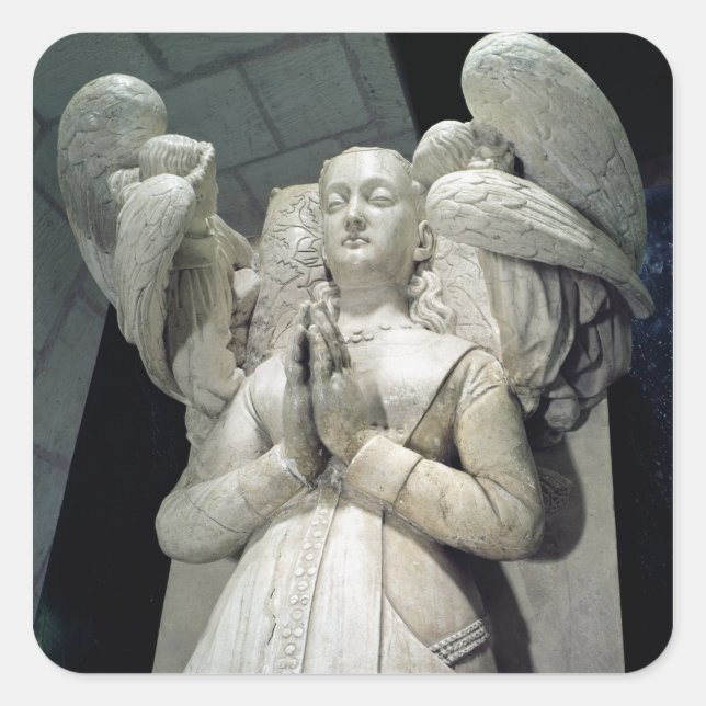 Sticker Carré Tombeau d'Agnes Sorel 1450-59 (Devant)