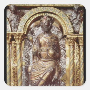 Sticker Carré Tombeau d'empereur Charlemagne