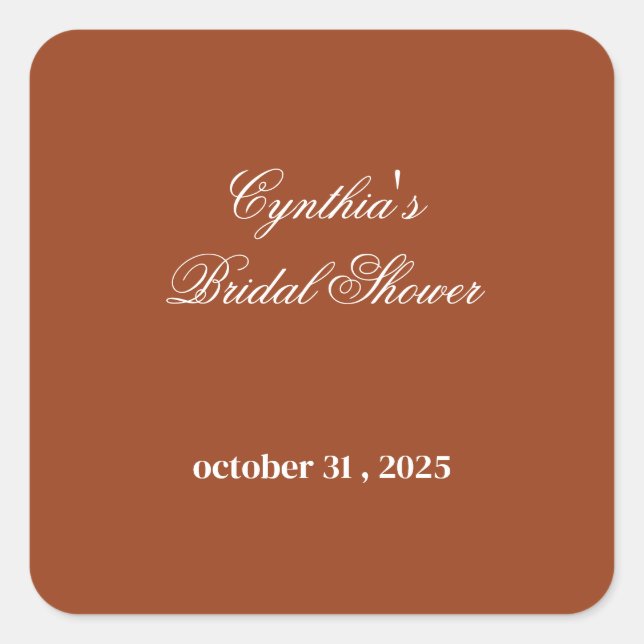 Sticker Carré Tombez amoureux de la romance florale automnale po (Devant)