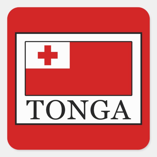 Sticker Carré Tonga (Devant)