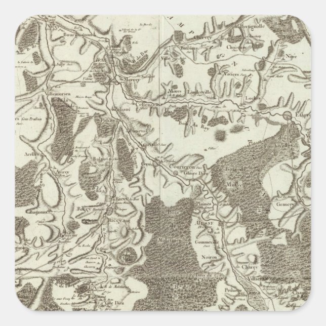 Sticker Carré Tonnerre (Devant)