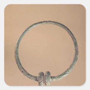 Sticker Carré Torque aux motifs ternes, 5ème siècle av. J.-C.