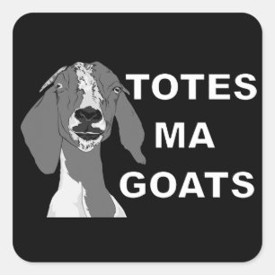 Sticker Carré Totes Ma Goats