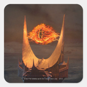 Sticker Carré Tour de l'oeil de Sauron