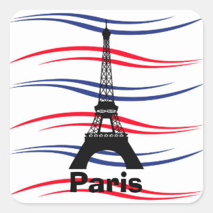 Sticker Carré Tour Eiffel