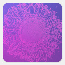 Tournesol violet majestueux