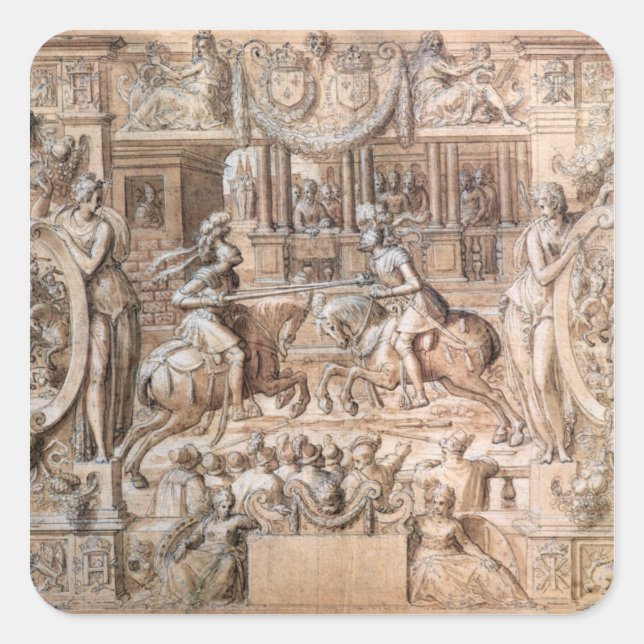 Sticker Carré Tournoi (Devant)