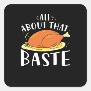 Sticker Carré Tout À Propos De Cette Conception De Baste