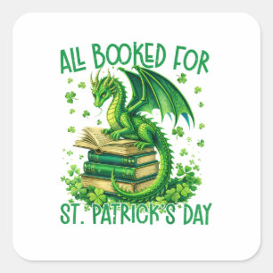 Sticker Carré Tout réservé pour la Saint-Patrick