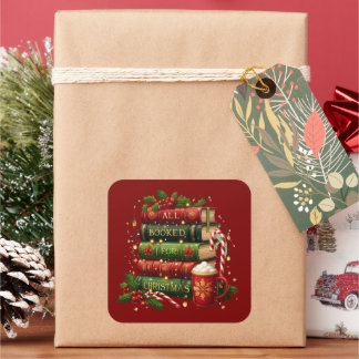 Sticker Carré Tout réservé pour Noël