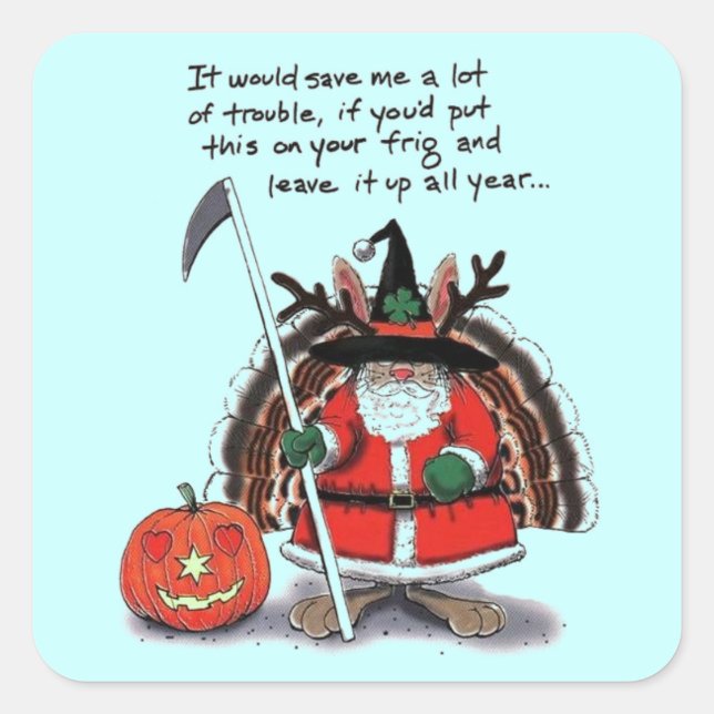 Sticker Carré Toutes les occasions couvertes (Devant)