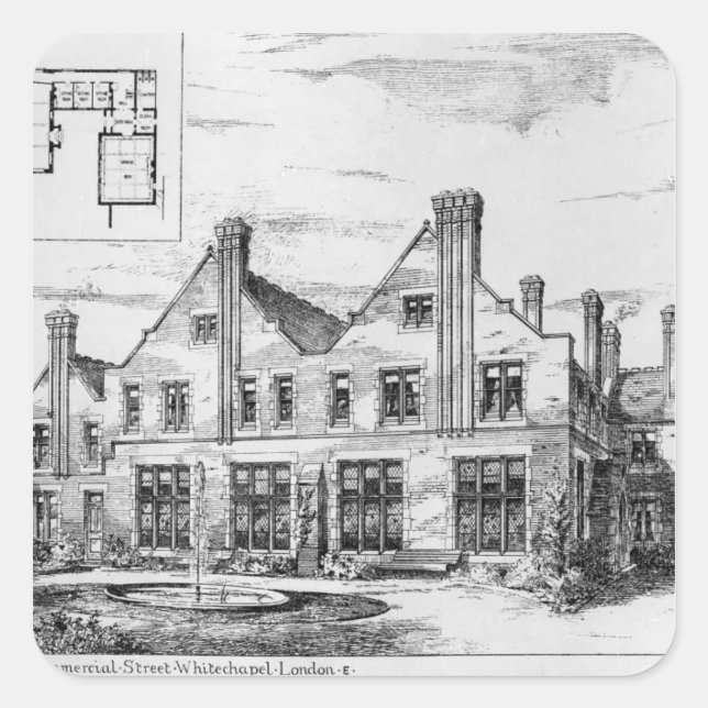 Sticker Carré Toynbee Hall (Devant)